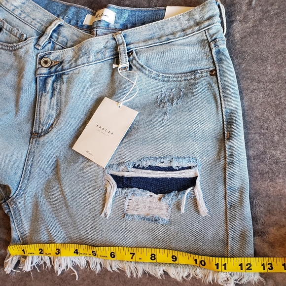 KanCan Cross Over High Rise Shorts Size XL - Picture 5 of 12